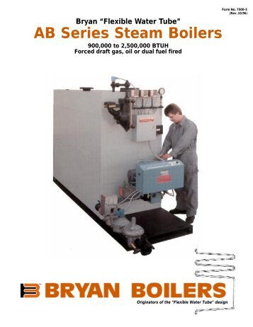 Bryan âFlexible Water Tubeâ AB Series Steam Boilers