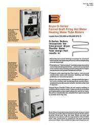 Bryan D-Series Forced Draft Firing Hot Water Heating Water Tube ...