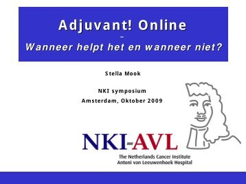 Adjuvant! Online ! Online - NKI / AvL