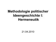 Methodologie politischer Ideengeschichte: Hermeneutik - Birgit Sauer