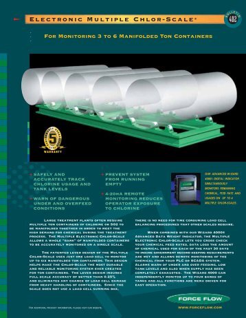 Electronic Multiple Chlor-ScaleÂ® - Force Flow