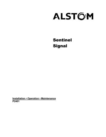 Sentinal Signal - Alstom