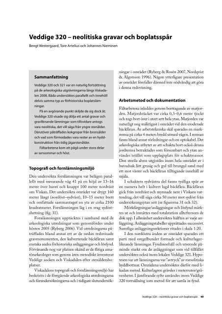 UV Rapport 2011:26. Arkeologiska undersÃ¶kningar ... - arkeologiuv.se