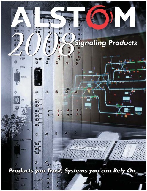 2008 ALSTOM Signaling Products Catalog