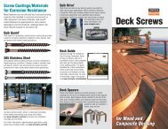 PDF Brochure - Deck Builder Outlet.com Parts Store