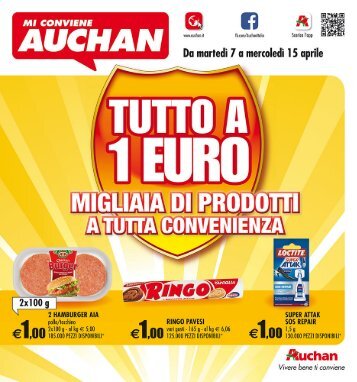 090415 - AUCHAN 33 - Tutto a 1 Euro