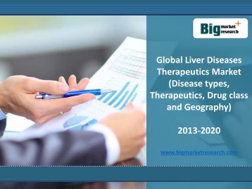 Global Liver Diseases Therapeutics Market Forecast, Segmentation 2020