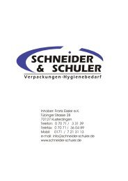 SCHNEIDER & SCHULER
