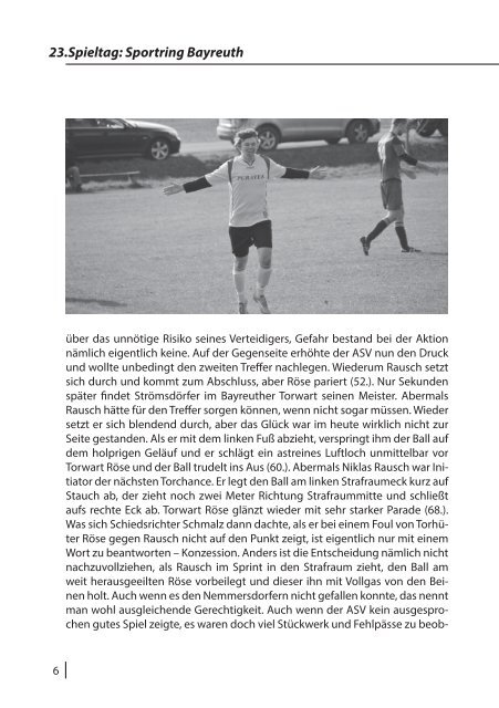 LaOla - Vereinsmagazin des ASV Nemmersdorf - Saison 2014/2015 - Nr. 10 vom 19.4.2015