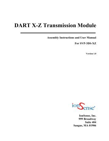 X-Z Scanner - IonSense