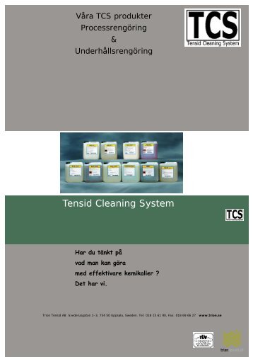 TCS produkter 091106.pdf - Trion Tensid