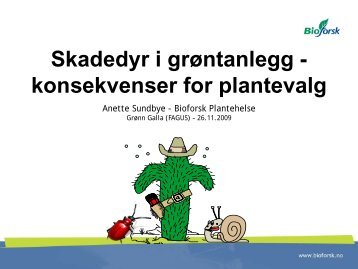 Sundbye,A Skadedyr i grÃ¸ntanlegg.pdf - FAGUS