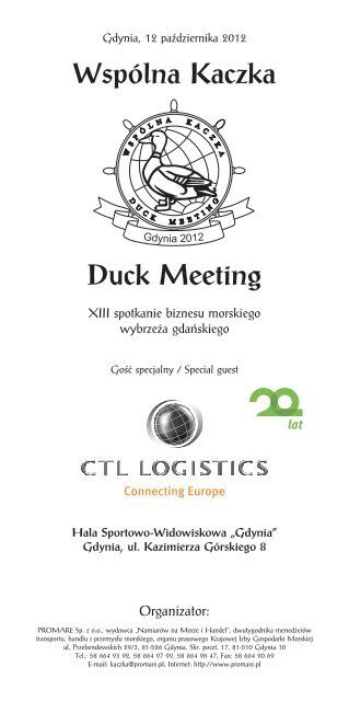 Katalog Uczestników 2012 - Namiary na Morze i Handel - YUMPU