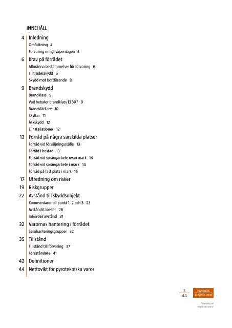 Handbok explosiva varor - Tranemo kommun