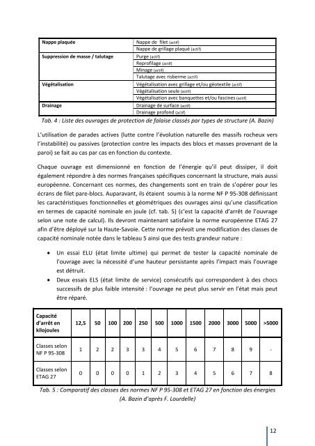 La protection de la voirie départementale de la Haut-Savoie face aux risques naturels