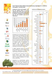 2011 Conference Report.pdf - African Cashew Alliance