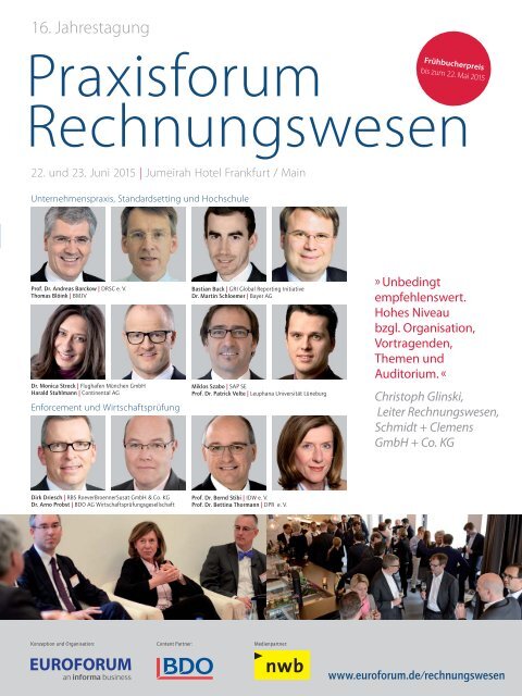 Praxisforum Rechnungswesen