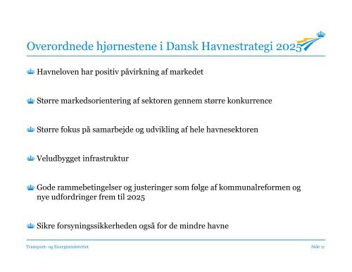 Dansk havnestrategi 2025 - Danske Havne