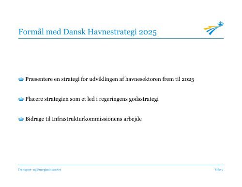 Dansk havnestrategi 2025 - Danske Havne