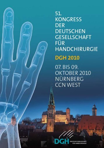 07. bis 09. OktOber 2010 NürNberg CCN West 51. Kongress ... - DGH