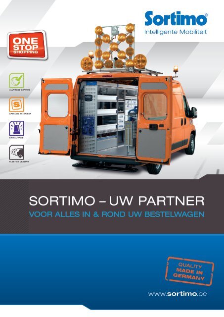 SORTIMO – UW PARTNER voor alles in en rond uw bestelwagen