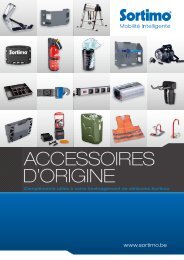 SORTIMO ACCESSOIRES D’ORIGINE