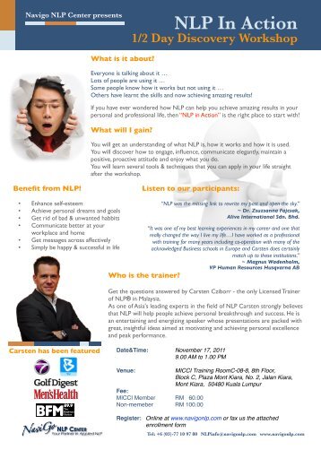 NLP In Action - Malaysian International Chamber of Commerce and ...