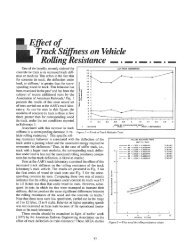 Effect of Track Stiffness on Vehicle Rolling Resistance - Railway Tie ...