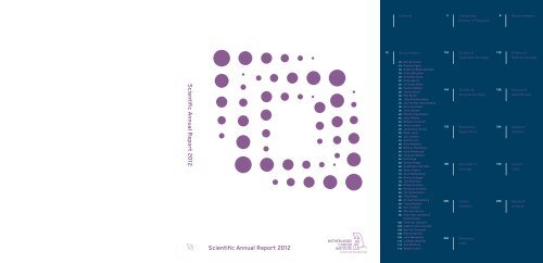Scientific Annual Report 2012 Scientific Annual Report