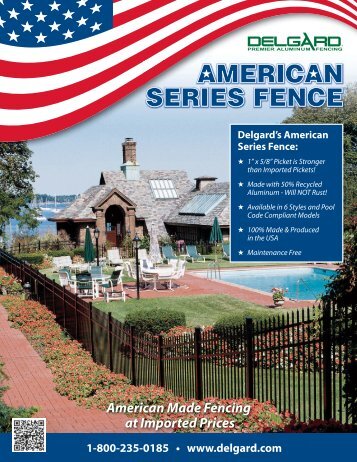AMERICAN SERIES FENCE AMERICAN SERIES ... - Fence Center