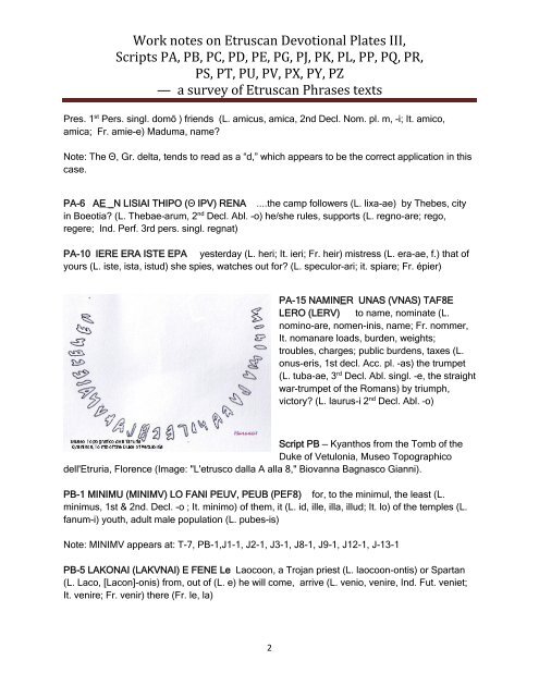 Translation of Etruscan Devotional Plates III (PDF) - maravot.com