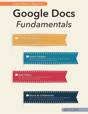 Google Docs Fundamentals