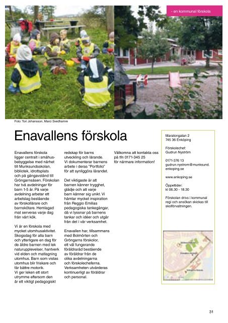 Förskolor och skolor - Enköping