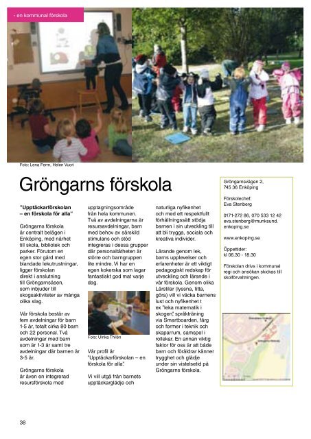 Förskolor och skolor - Enköping