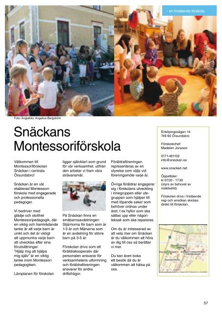 Förskolor och skolor - Enköping