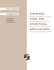 STAINLESS STEEL FOR STRUCTURAL APPLICATIONS - SSINA