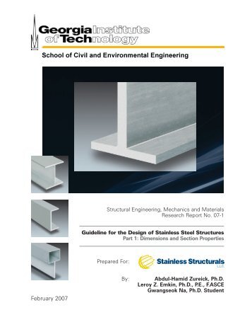 Guideline for the Design of Stainless Steel Structures - SSINA