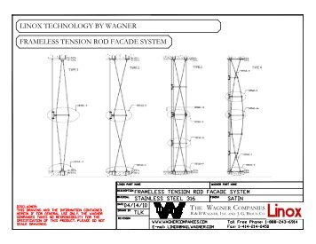 cwt linox technology by wagner frameless tension rod facade system