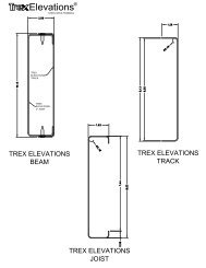 Technical Drawings - Trex