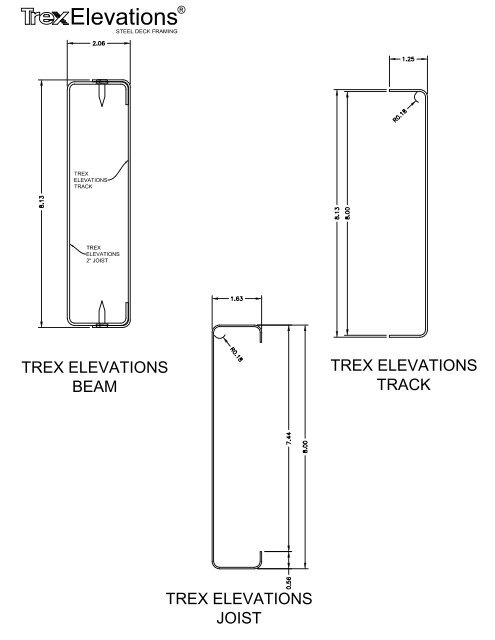 Technical Drawings - Trex