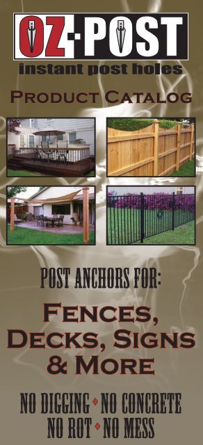 Oz-Post Catalog - Sharon Fence