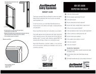 job site door inspection checklist - Bayer Built