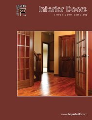 Interior Door Literature - Bayer Built