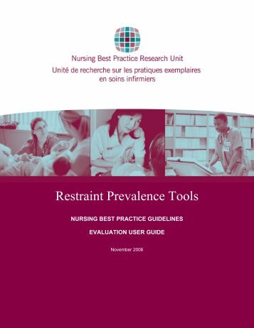 Restraint Prevalence Tools - Nursing Best Practice Research Centre