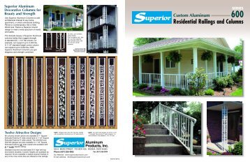 Series 600 Brochure - Superior Aluminum Products