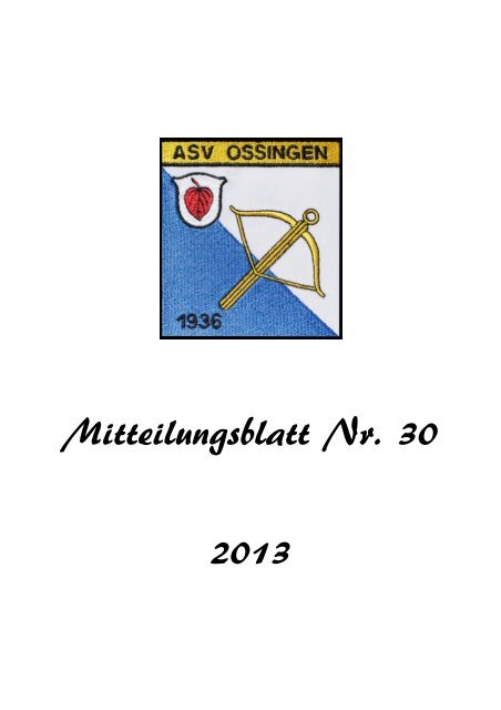 Mitteilungsblatt Nr.pdf - ASV Ossingen