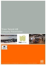 Trion Tensid AB