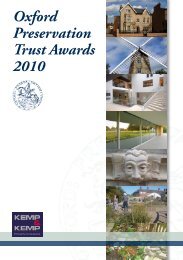 Oxford Preservation Trust Awards 2010