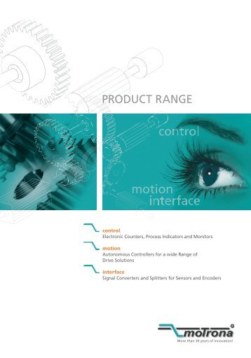 Download the Full Motrona Product Brochure. - Electro-Sensors, Inc.