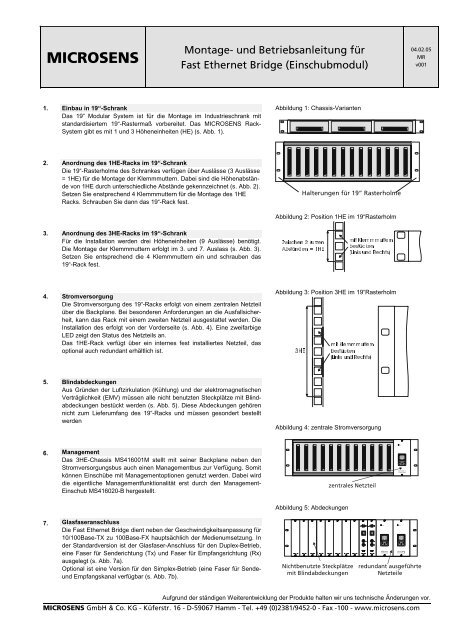 Installationsanleitung